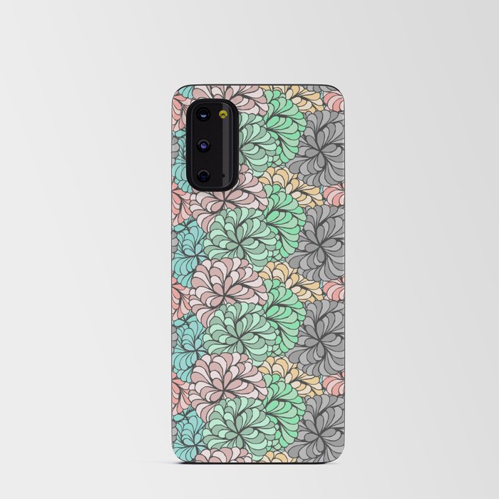 dark and pastel dahlia sun lovers courtyard garden flowers Android Card Case