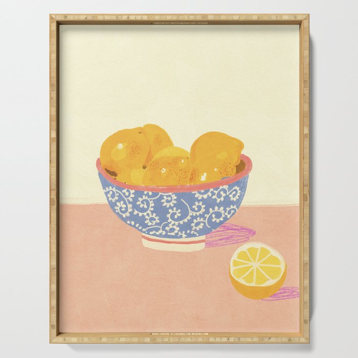 Lemons Serving Tray