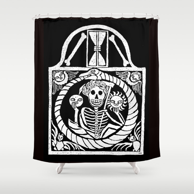 Gothic Gravestone Shower Curtain By Sunnybunny Society6