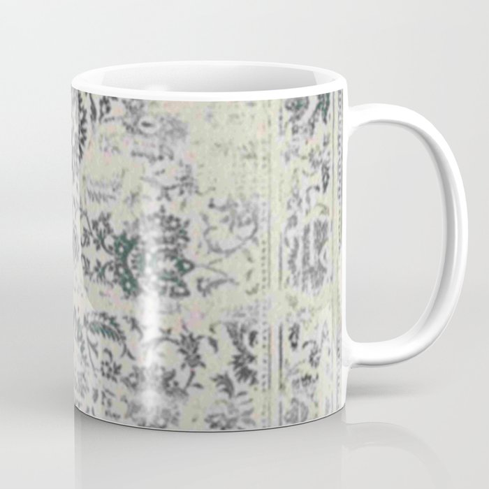 antique blue and grey carpet Coffee Mug