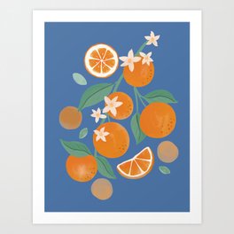 orange blossom Art Print