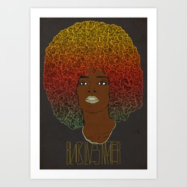 Black Lives Matter Art Print