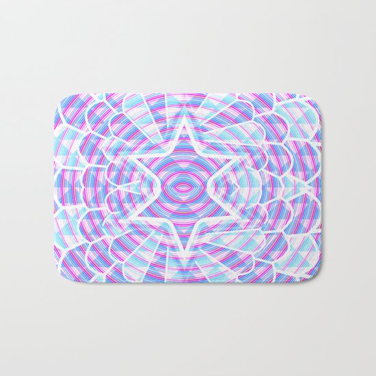 Blue trance Bath Mat