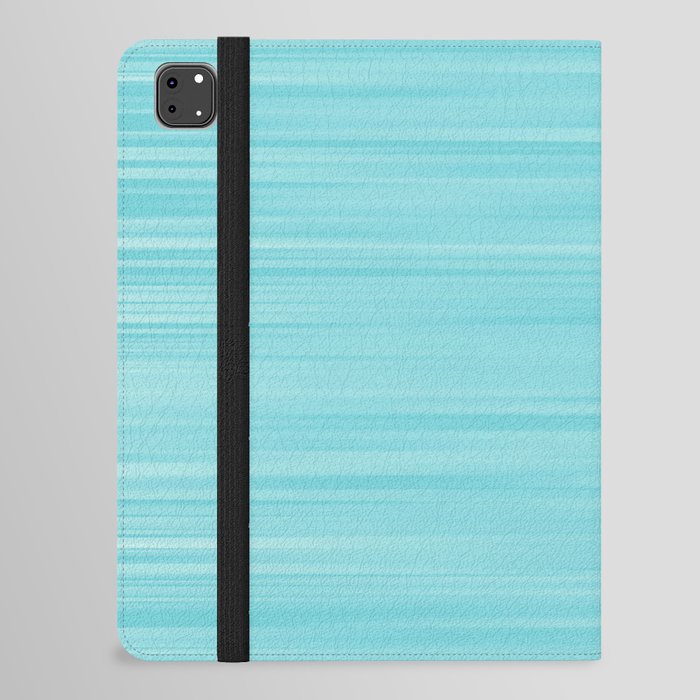 Colored Pencil Abstract Sky Blue iPad Folio Case