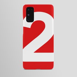 Number 2 (White & Red) Android Case