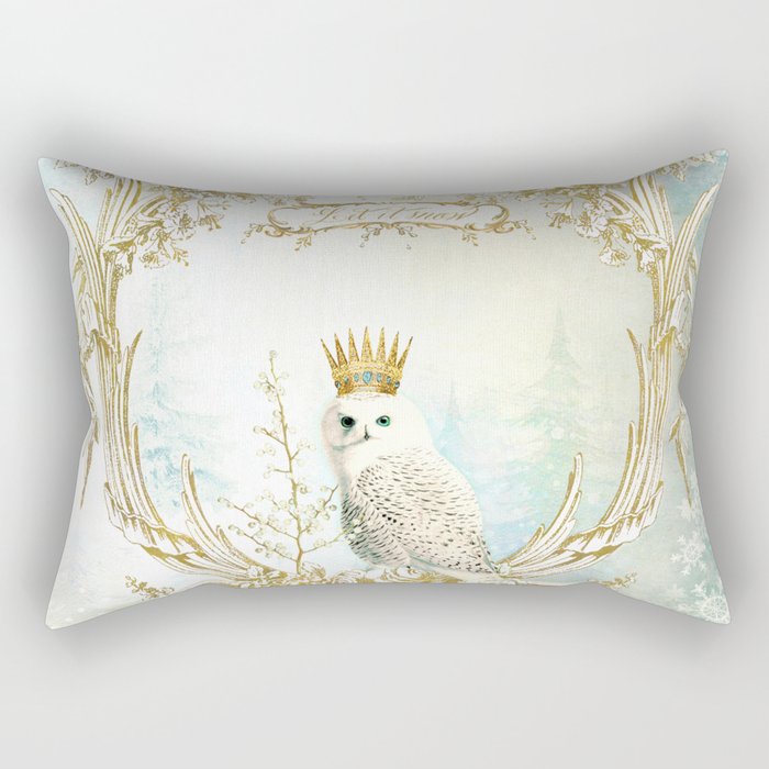 Owl Let it Snow Rectangular Pillow