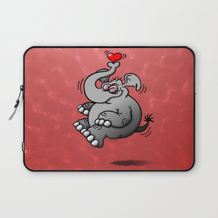 Fly me to the Moon Elephant Laptop Sleeve