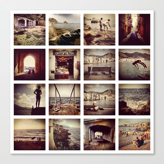 Instadeck Sicily Canvas Print