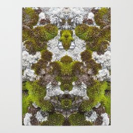 Moss Inkblot  Poster