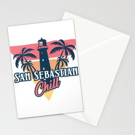 San Sebastian chill Stationery Card