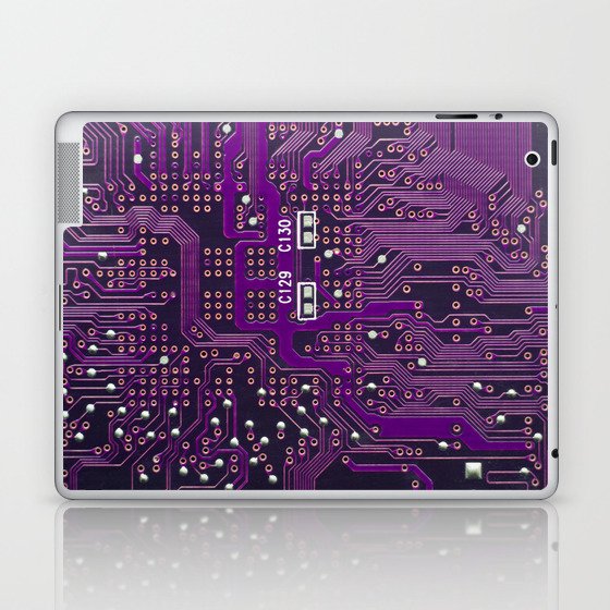 The surface of the digital circuit Laptop & iPad Skin