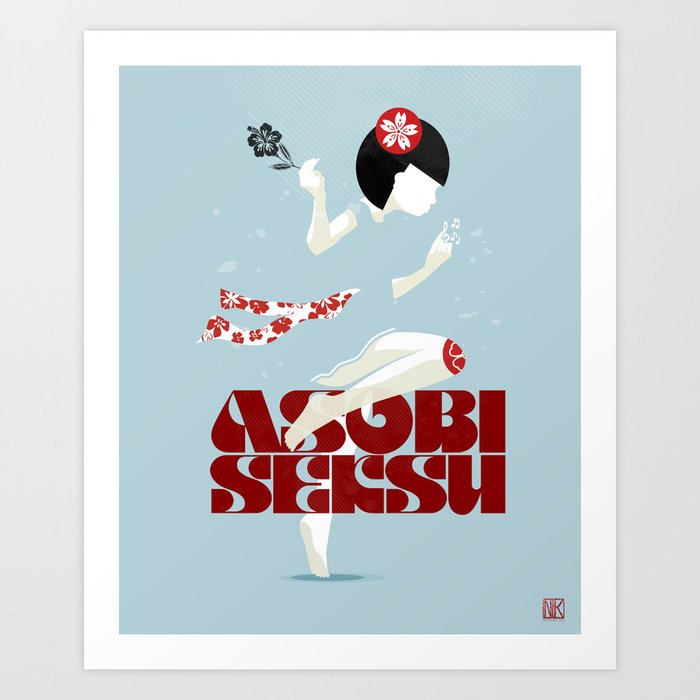 Asobi Seksu Tour Poster Art Print