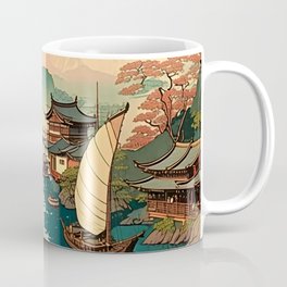 Stroll by the river Coffee Mug