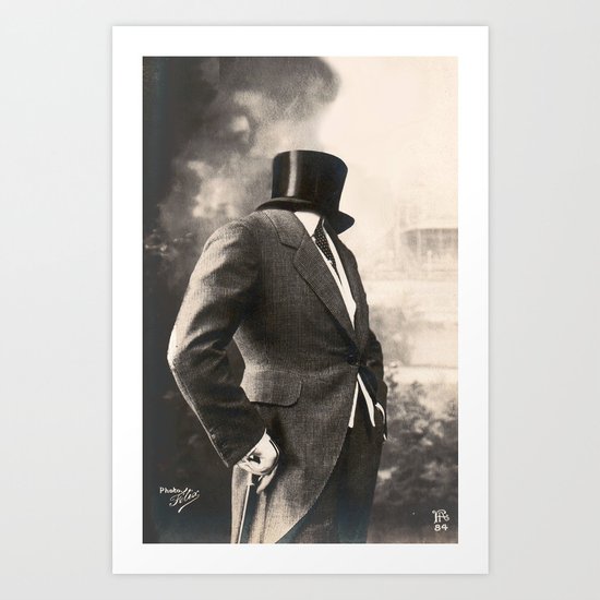 Even the Invisible Man has his sundays (2013) Art Print