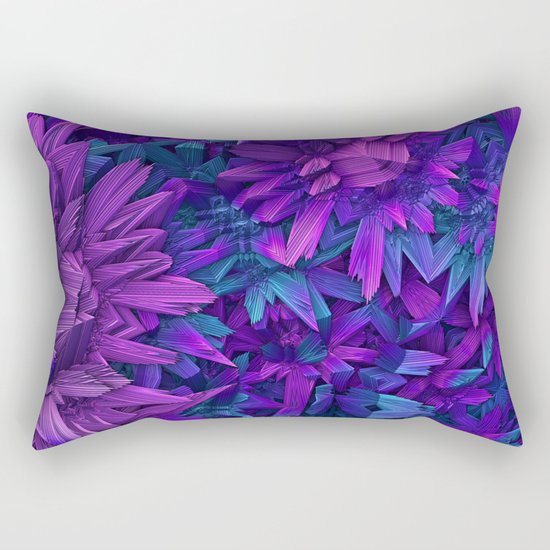 Purple Jungle Rectangular Pillow