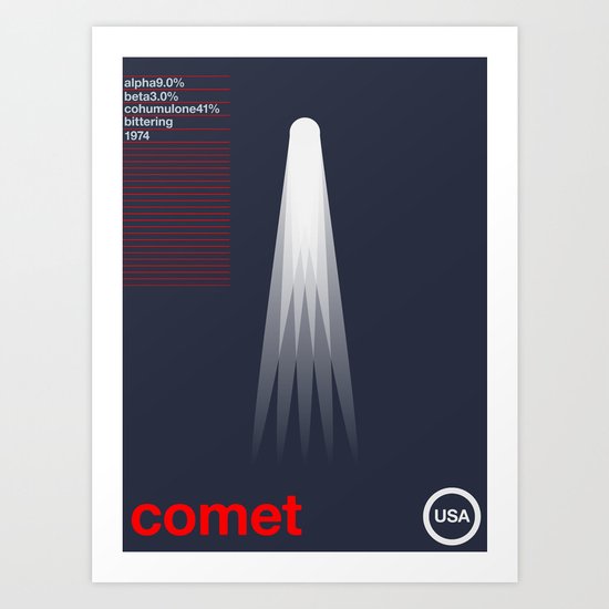 comet single hop Art Print
