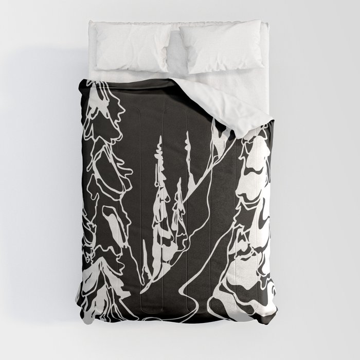 Tree Alley Send :: Single Line Comforter