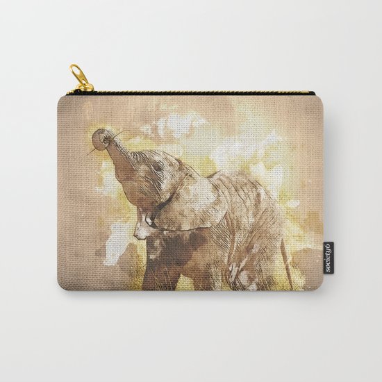Elephant - It's Tea Time! Carry-All Pouch