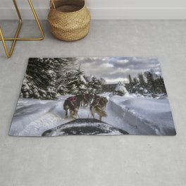 Running With the Dogs Rug