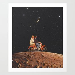 Mars ride Art Print