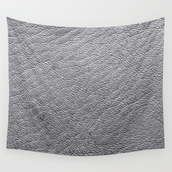 Modern Silver Leather Collection Wall Tapestry