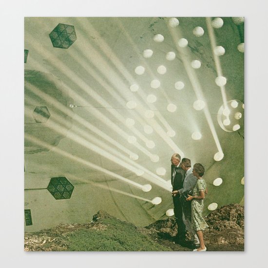the light pours out of me Canvas Print