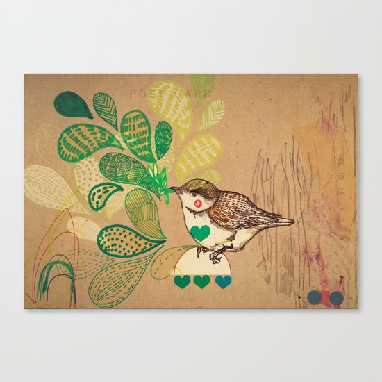 A L I T T L E B I R D Canvas Print