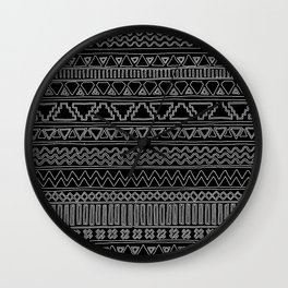 Keef Black and White 2 Wall Clock