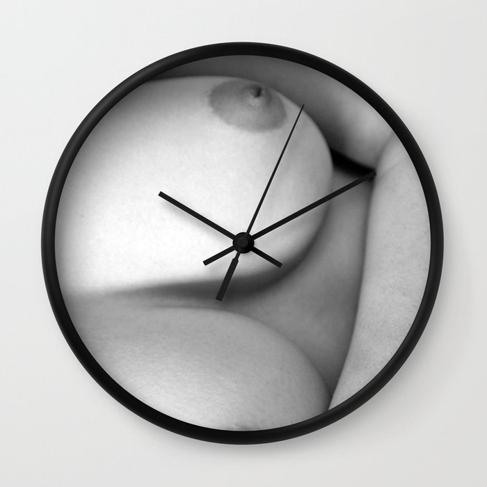 Sexy Headphones with breasts, wall clock diameter 30cm with black pointed  the hands and face, decorative items, Designuhr, aluminum composite very  nice for living room, study : : Home & Kitchen