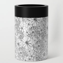 Whimsical Sketched Flowers Can Cooler