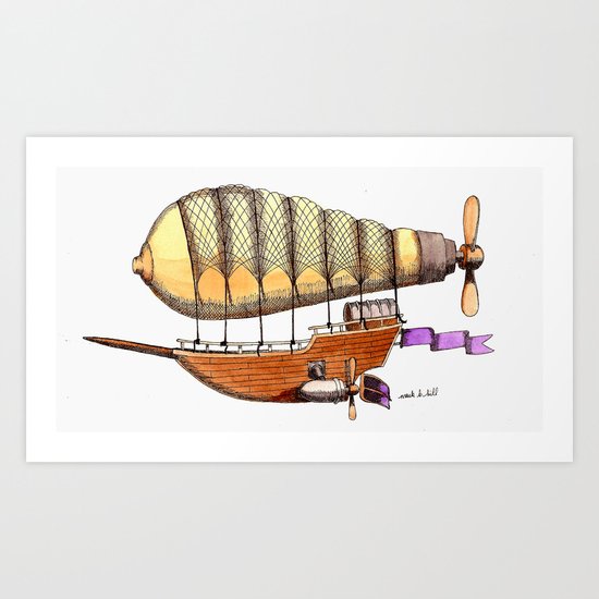 Mother Ship Art Print
