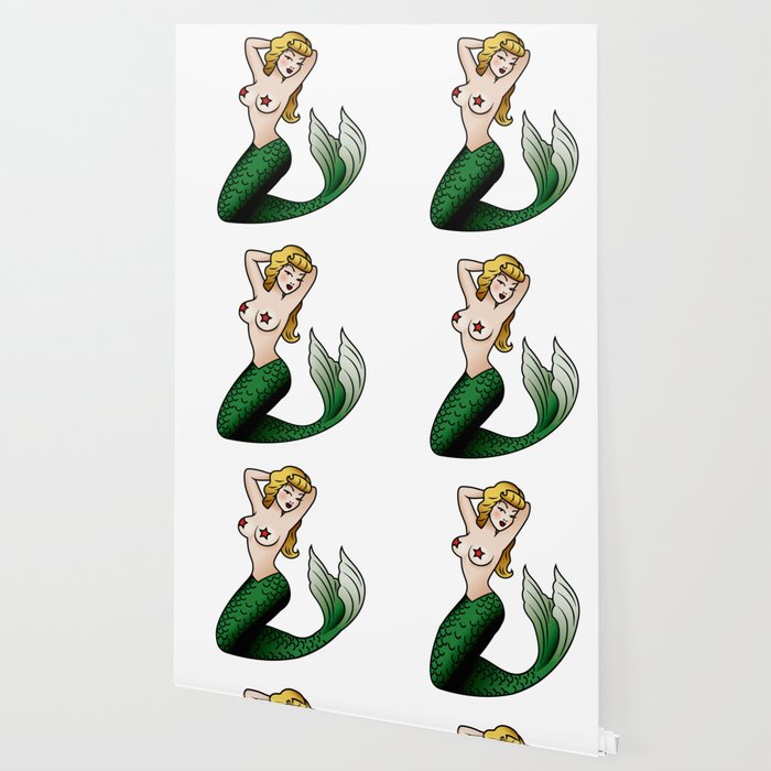 Sexy Mermaid Wallpaper By Bortonia Society6