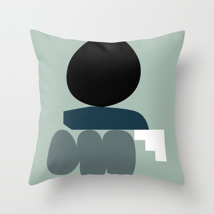 Shape study #19 - Stackable Collection Throw Pillow