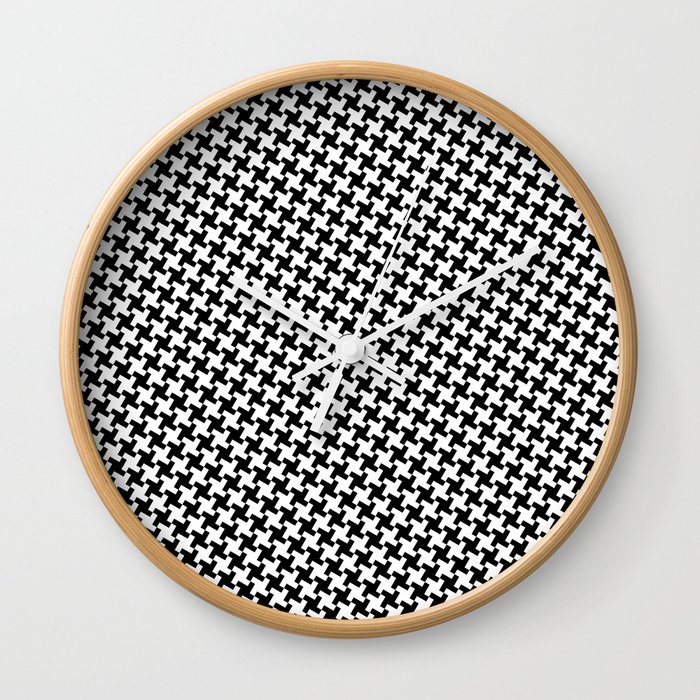 Houndstooth Wall Clock