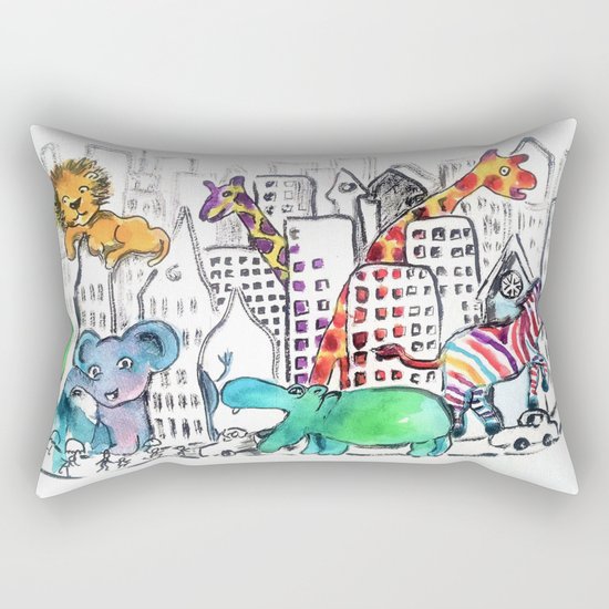 Urban Jungle Rectangular Pillow