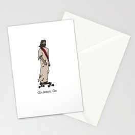 Jesus on a Skateboard Stationery Cards