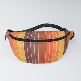 70's Graphic Stripes in Orange Ombre Fanny Pack