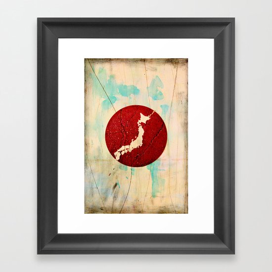 To Japan Framed Art Print