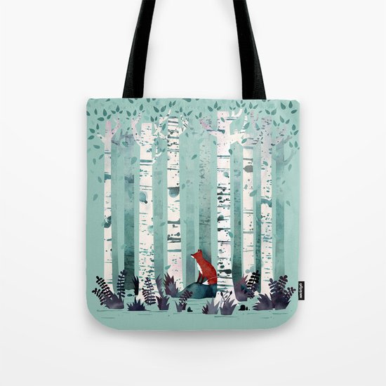 The Birches Tote Bag