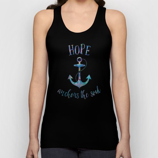 Hope Anchors the Soul Unisex Tank Top