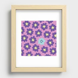 Special and unique blossom pattern 12 Recessed Framed Print