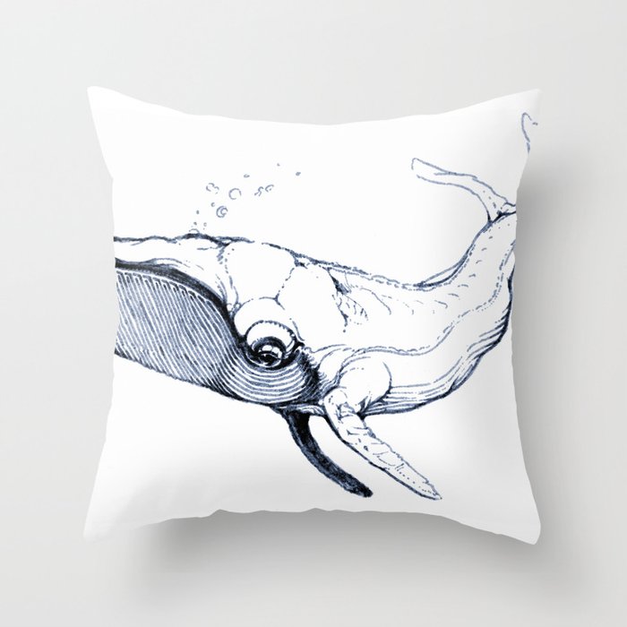 whale Throw Pillow