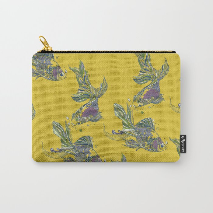 Blooming in Deep Carry-All Pouch