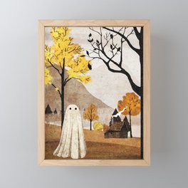 Walter in Autumn Framed Mini Art Print