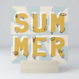Summer Lettering Mini Art Print
