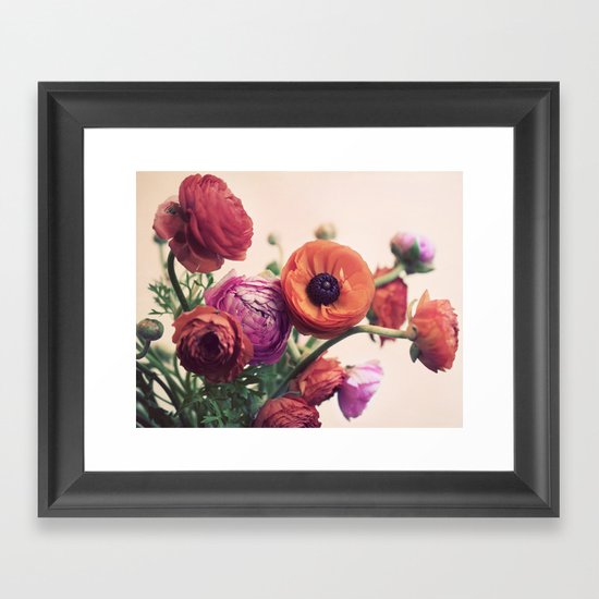 Ranunculus Framed Art Print