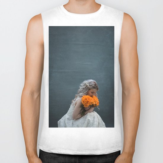 Flower morning Biker Tank