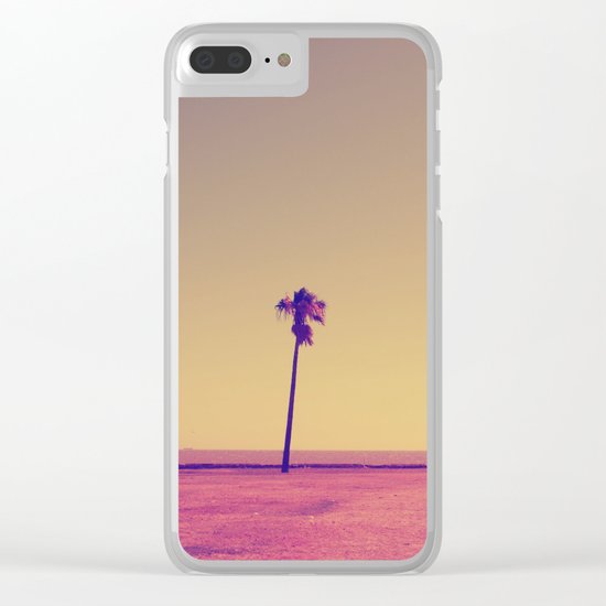 Four Palms In Paradise Clear iPhone Case