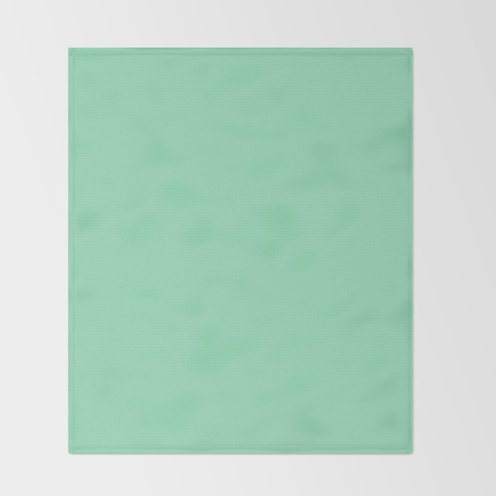 Pastel Sea Green Color Throw Blanket By Nicnak85 Society6 Pastel Sea Green Color Throw Blanket