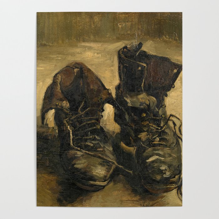 Shoes, 1886 by Vincent van Gogh Poster